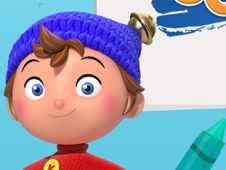 Noddy Toyland Detective Colour In